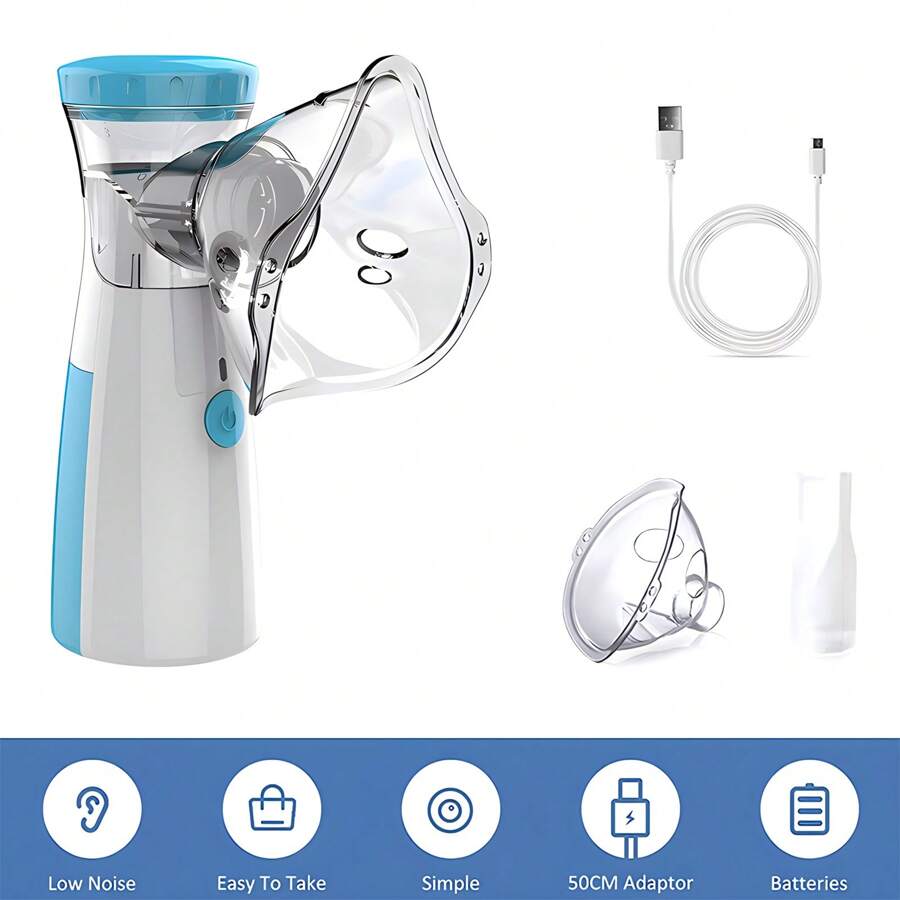 🌬️ Portable Nebulizer™ – Breathe Easy, Anywhere, Anytime!